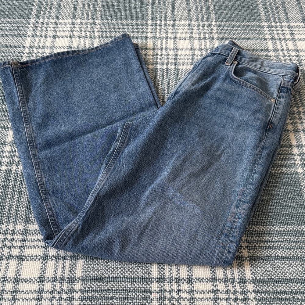 Citizens Of Humanity Blue Flare & Wide Leg Jeans